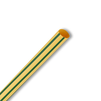 ТУТ 9/3 желто-зеленая L=1м Трубка термоусаживаемая тонкостенная 9/3 мм до 1кВ GTI-3000 9/3 BK